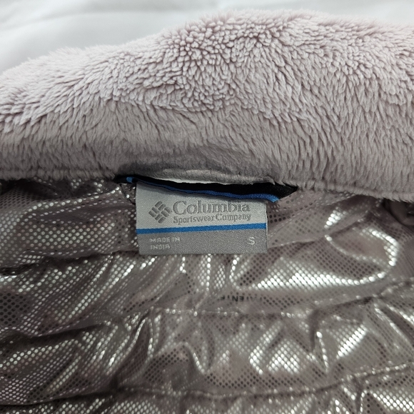 Columbia Omni Heat Vest Womens S Purple Full Zip Thermal Reflective Lining - Picture 6 of 13